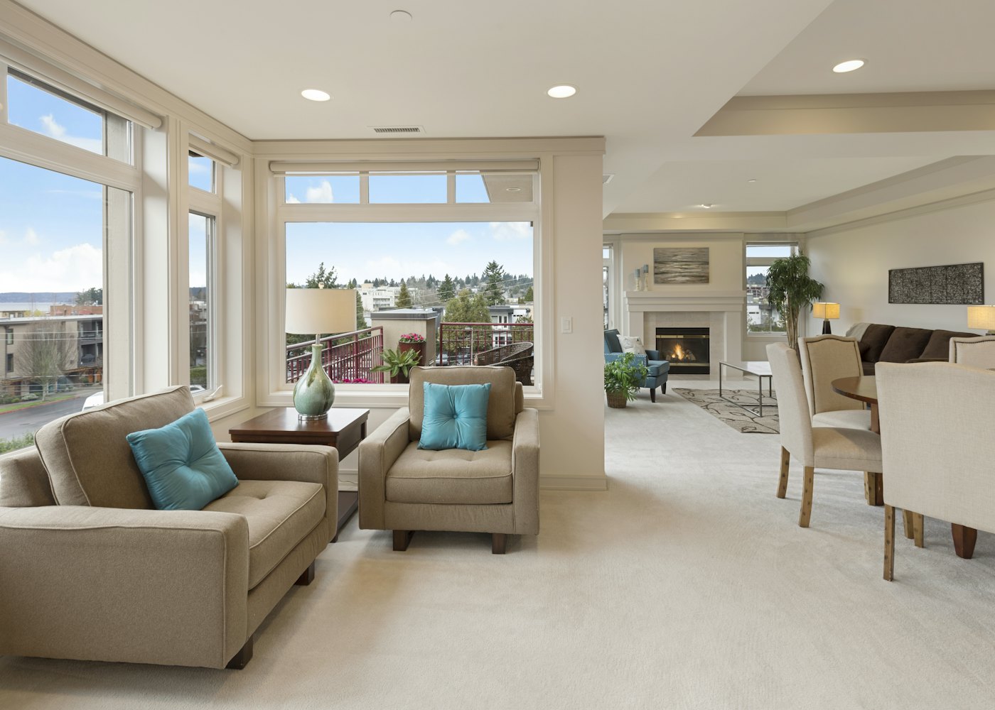 Pine Garden House — Living room