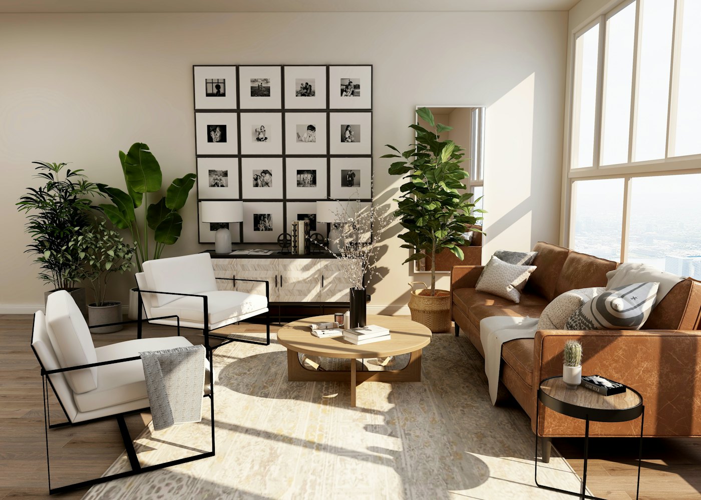 Seaside Paws Retreat — Living room